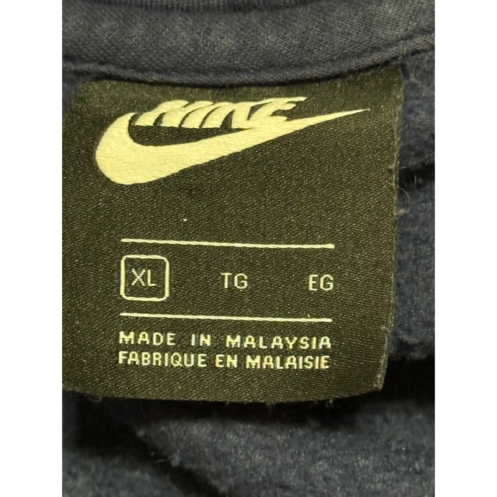 Nike Pullover Hoodie Youth‎ XL Navy Blue Graphic Sweatshirt Athletic Casual